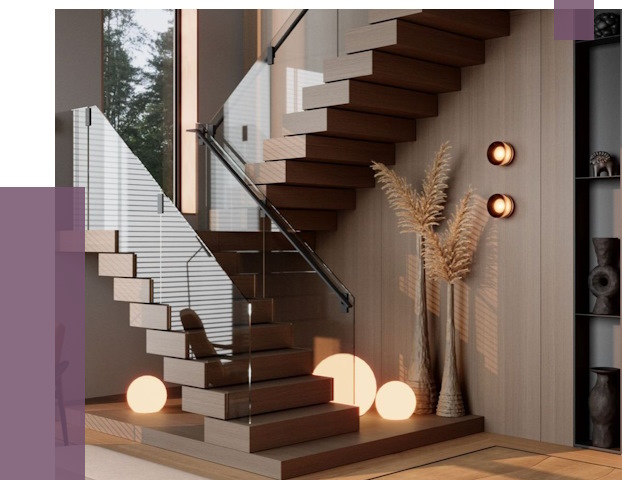 Изготовление и монтаж лестниц в Алексеевке от 86054 руб. | ПРОЛЁТ-Лкв