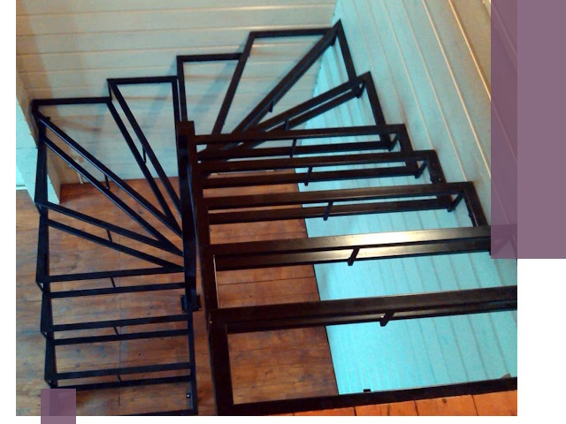Изготовление металлических лестниц любой сложности в Алексеевке