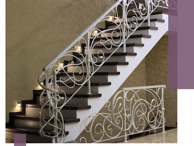 Кованые лестницы под ключ в Алексеевке — изготовление и монтаж