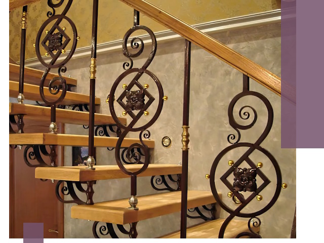 Изготовление кованых лестниц под ключ в Алексеевке