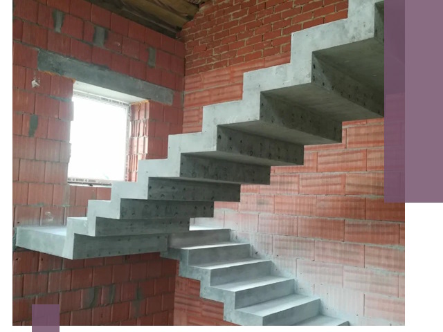 Бетонные лестницы под ключ в Алексеевке: монтаж, демонтаж, ремонт