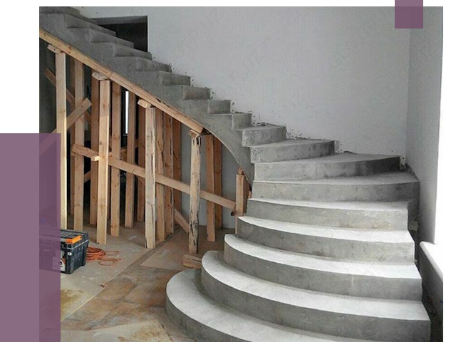 Изготовление бетонных лестниц под ключ в Алексеевке от 19742 руб. | ПРОЛЁТ-Лкв