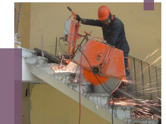 Демонтаж бетонных лестниц в Алексеевке от 4556 руб. за м2 | ПРОЛЁТ-Лкв