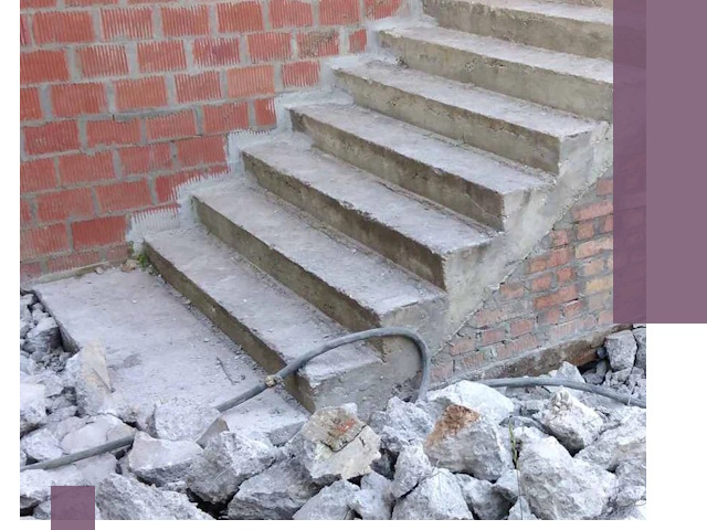 Демонтаж бетонных лестниц в Алексеевке: быстро и безопасно