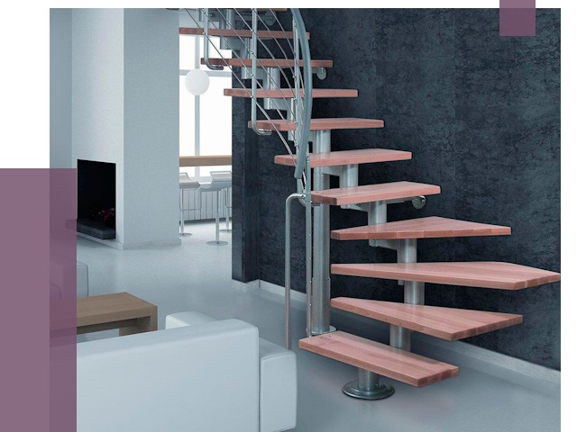 Модульные лестницы в Алексеевке от 16705 руб. — купить в ПРОЛЁТ-Лкв