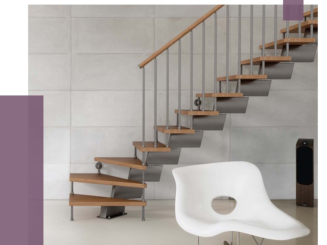 Монтаж модульных лестниц в Алексеевке от 6277 руб. 