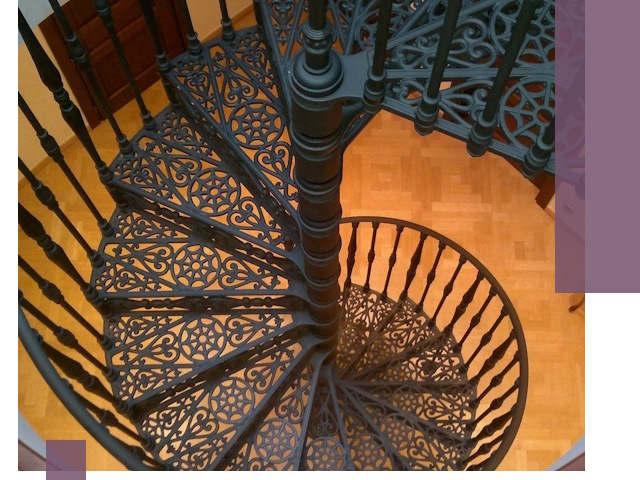 Винтовые лестницы под ключ в Алексеевке: производство и монтаж