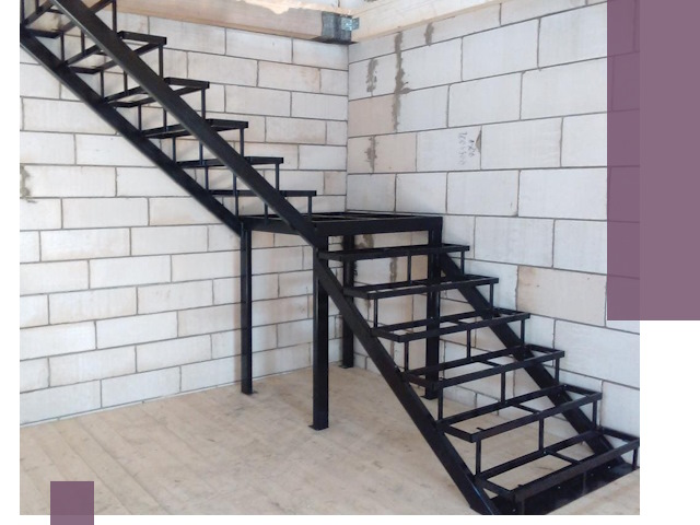 Лестницы на металлокаркасе под ключ в Алексеевке — изготовление и монтаж