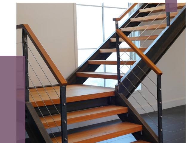 Изготовление лестниц на металлокаркасе в Алексеевке от 18729 руб. | ПРОЛЁТ-Лкв