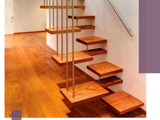 Лестницы «гусиный шаг» на заказ в Алексеевке для узких пространств