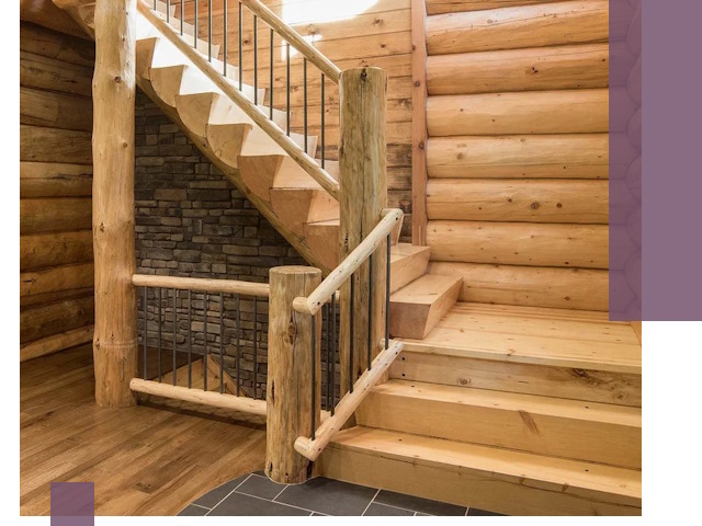 Лестницы в баню под заказ и профессиональный монтаж в Алексеевке