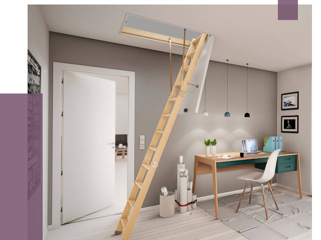 Чердачные лестницы в Алексеевке — от 14427 руб. | ПРОЛЁТ-Лкв