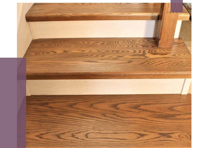 Буковые лестницы под ключ в Алексеевке от 12402 руб.