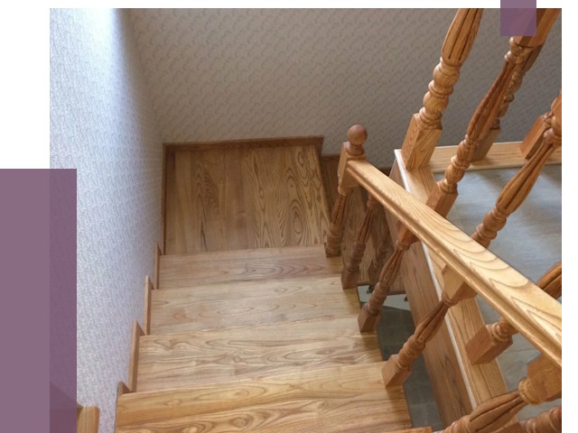 Сосновые лестницы в Алексеевке под ключ от 7998 руб.  | ПРОЛЁТ-Лкв