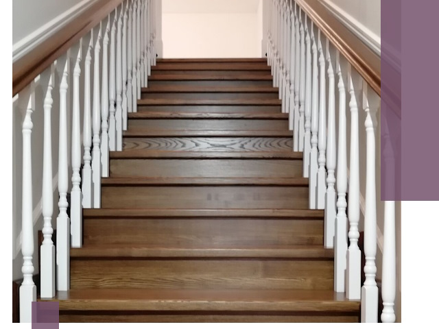 Лестницы из ясеня на заказ в Алексеевке — изготовление и монтаж