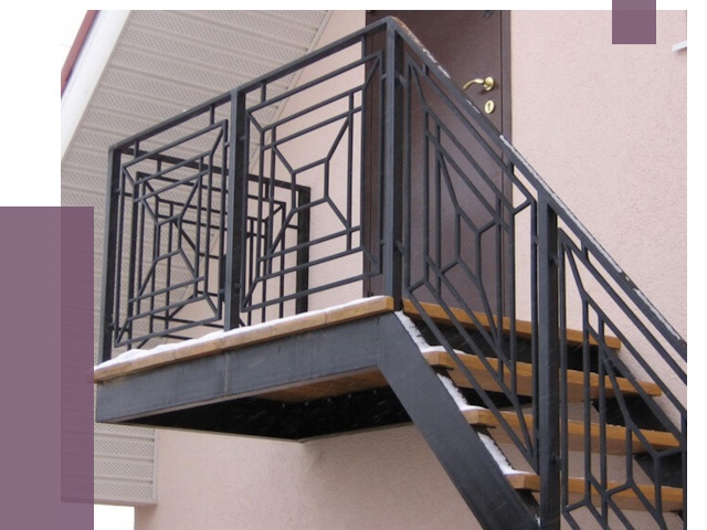 Металлические перила в Алексеевке от 4252 руб.  | ПРОЛЁТ-Лкв