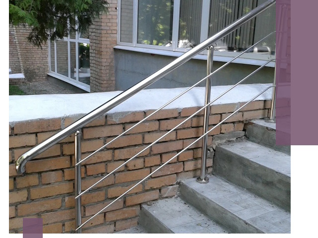 Перила из нержавеющей стали высокого качества в Алексеевке