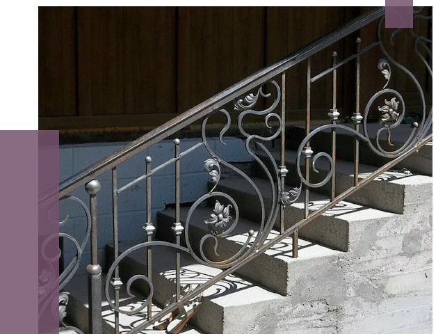 Кованые перила в Алексеевке от 8605 руб. под ключ — качество от ПРОЛЁТ-Лкв