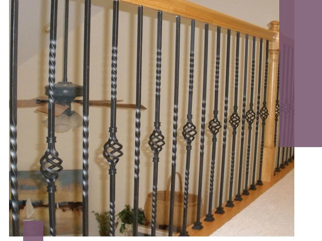 Изготовление и монтаж кованных перил в Алексеевке под ключ