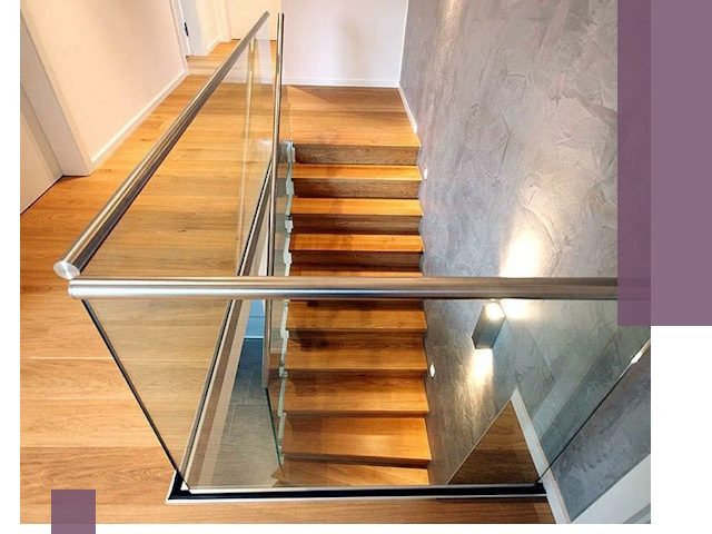 Перила для лестницы в доме — изготовление и монтаж в Алексеевке