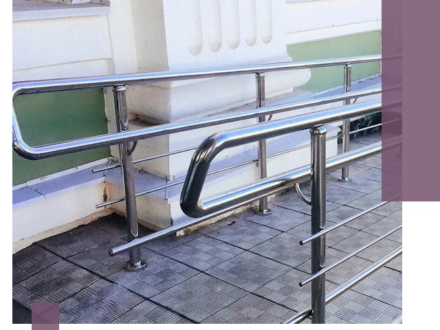 Ограждения пандусов из металла и нержавейки в Алексеевке