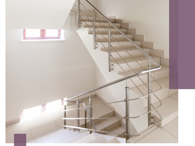 Установка и замена перил в подъезде в Алексеевке