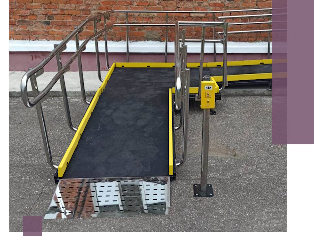 Изготовление наклонных пандусов для инвалидов в Алексеевке