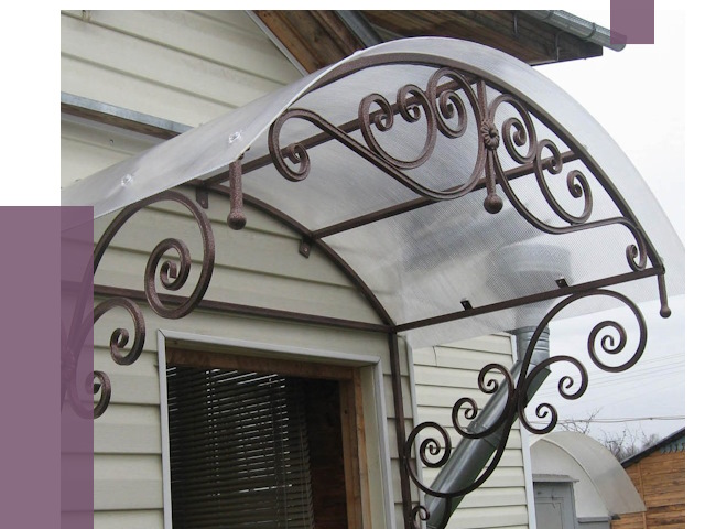 Изготовление козырьков в Алексеевке от 7289 руб. — заказать | ПРОЛЁТ-Лкв