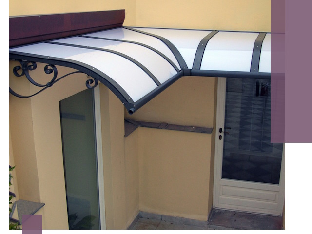 Монтаж козырьков любой сложности в Алексеевке под ключ