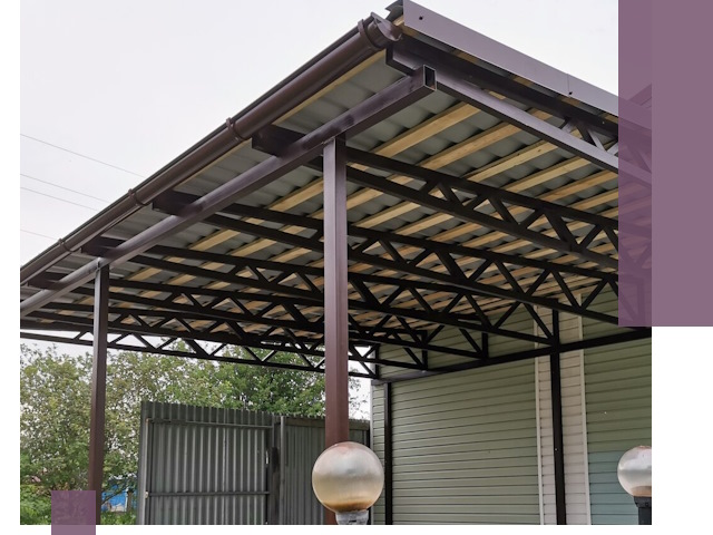 Навесы под ключ в Алексеевке: изготовление, монтаж и гарантия