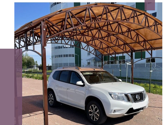 Недорогие навесы в Алексеевке от 42521 руб. | ПРОЛЁТ-Лкв