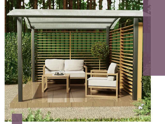 Навесы для дачи в Алексеевке: изготовление, монтаж и демонтаж