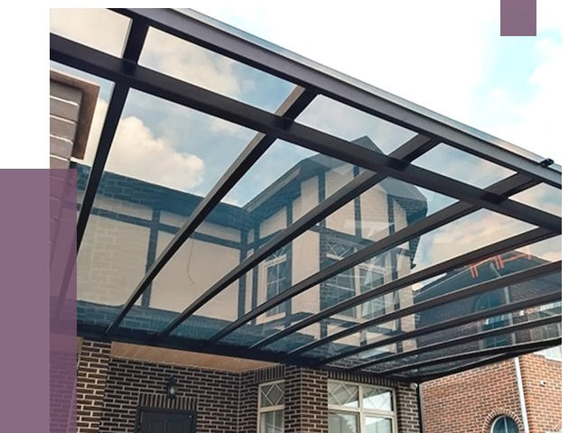 Навесы из поликарбоната в Алексеевке от 8524 руб. под ключ — ПРОЛЁТ-Лкв