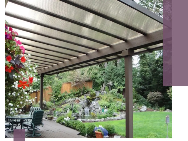 Навесы из поликарбоната под ключ в Алексеевке быстро и надёжно