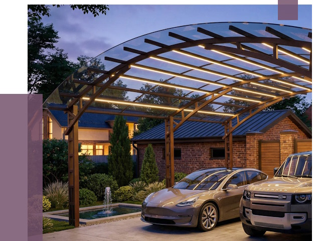 Металлические навесы в Алексеевке от 12554 руб. под ключ — ПРОЛЁТ-Лкв