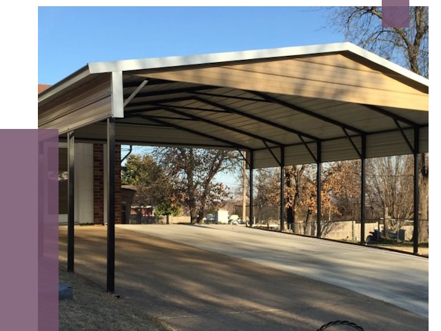 Двускатные навесы в Алексеевке от 7947 руб.  | ПРОЛЁТ-Лкв