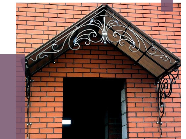 Металлические козырьки в Алексеевке от 10580 руб. 