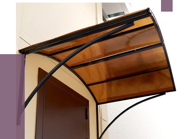 Недорогие козырьки в Алексеевке от 7512 руб.  | ПРОЛЁТ-Лкв