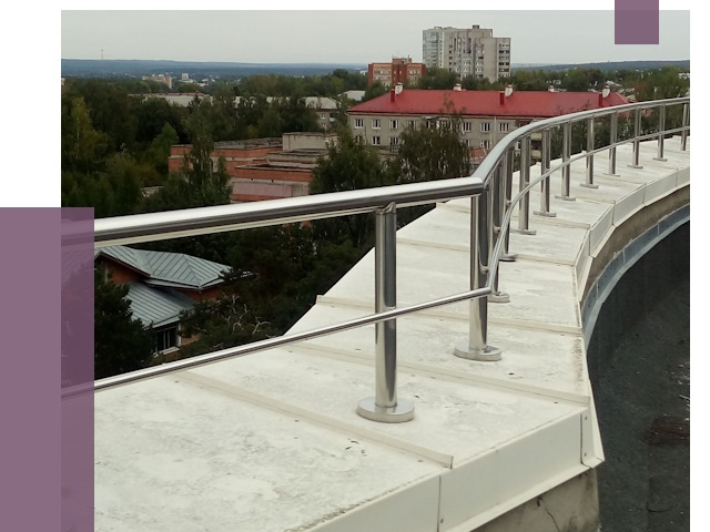 Парапеты и ограждения кровли в Алексеевке от 4910 руб. 