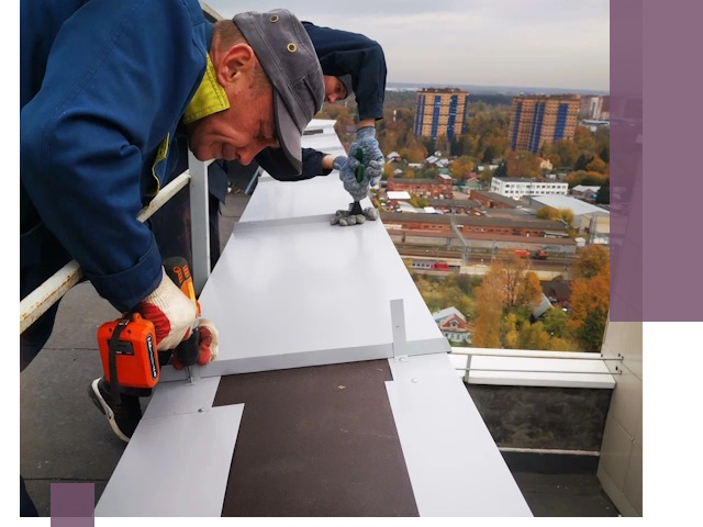 Монтаж парапетов в Алексеевке — установка прочных металлических ограждений