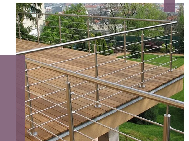 Алюминиевые парапеты в Алексеевке под ключ от 7694 руб. 