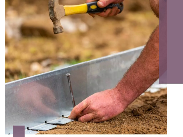 Монтаж металлических бордюров в Алексеевке быстро и качественно