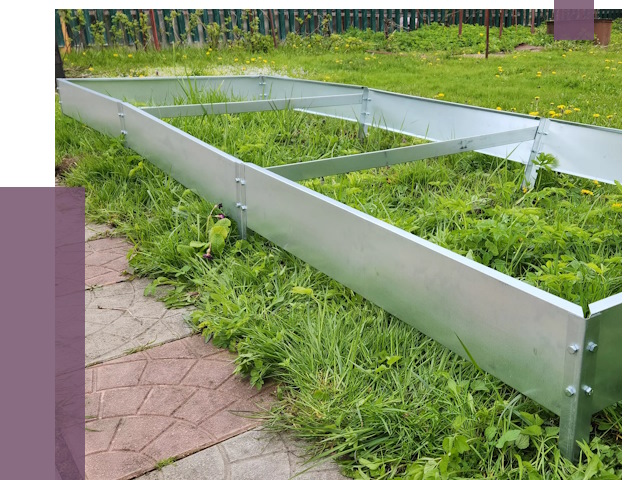 Металлические бордюры для грядок в Алексеевке от 1772 руб. 