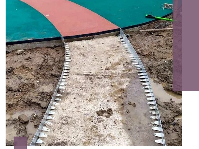 Металлические бордюры для дорожек в Алексеевке — монтаж и изготовление