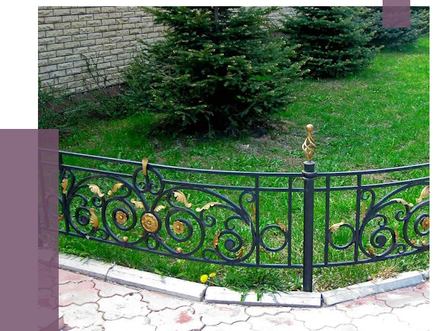 Кованые газонные ограждения в Алексеевке от 7542 руб. — ПРОЛЁТ-Лкв