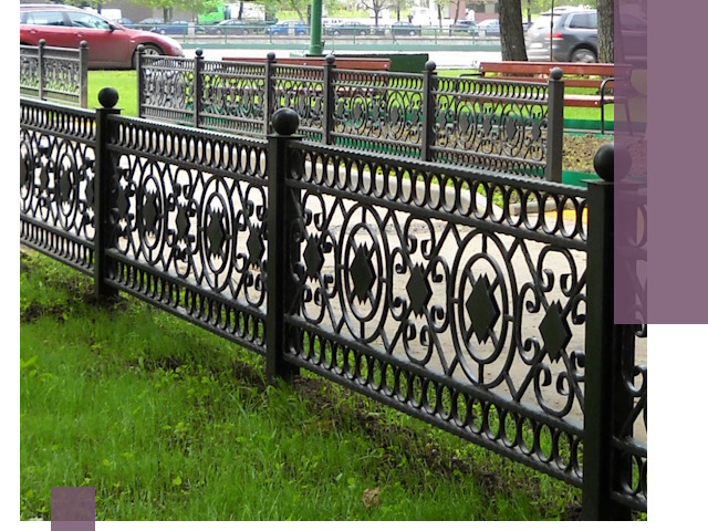 Секционные газонные ограждения под ключ в Алексеевке