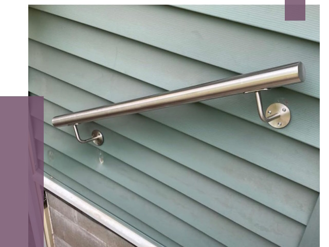 Поручни из нержавеющей стали в Алексеевке от 7593 руб.  | ПРОЛЁТ-Лкв