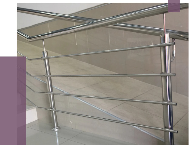 Изготовление поручней из нержавеющей стали в Алексеевке